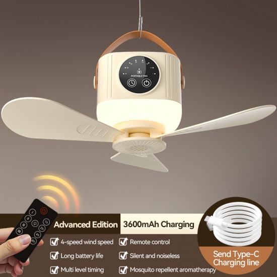 Multi-functional Wireless Mini Ceiling Fan Quiet Small Fan Multi-functional Wireless Mini Ceiling Fan Quiet Small Fan