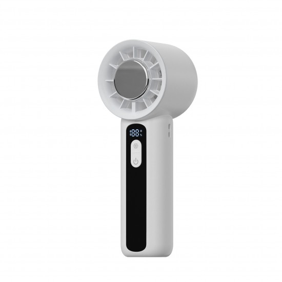 New handheld ice fan mini charging fan portable high-speed cooling fan digital display turbine small fan New handheld ice fan mini charging fan portable high-speed cooling fan digital display turbine small fan