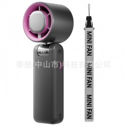 Ji Xiang 2025 new high-speed powerful handheld fan cold wind cooling mini violent fan turbine hanging neck fan